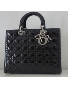 SAC LADY DIOR VERNI NOIR...