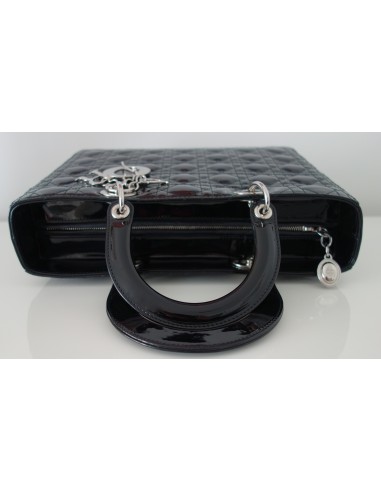 SAC LADY DIOR VERNI NOIR GRAND MODELE SAC LADY DIOR VERNI NOIR GRAND MODELE