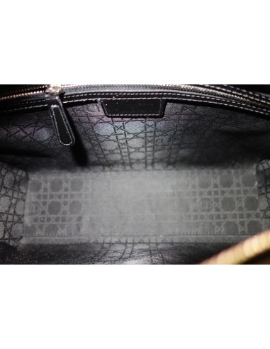 SAC LADY DIOR VERNI NOIR GRAND MODELE SAC LADY DIOR VERNI NOIR GRAND MODELE