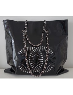 SAC CHANEL SHOPPING CUIR ET...