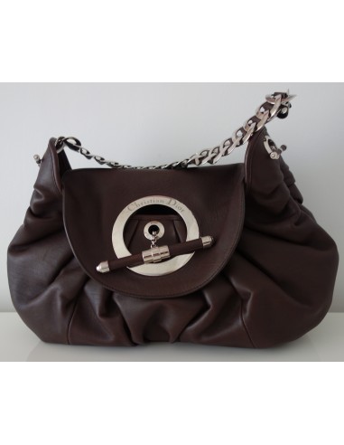 SAC DIOR JAZZ CUIR MARRON