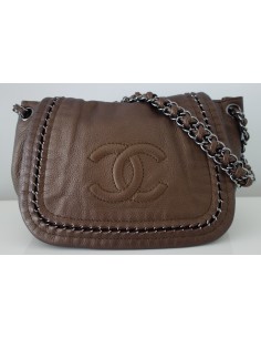 SAC CHANEL CUIR BRONZE