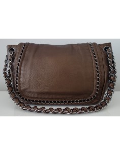 SAC CHANEL CUIR BRONZE 2