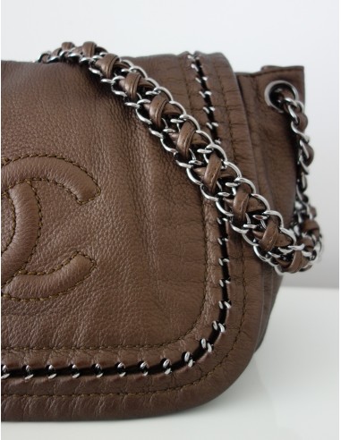 SAC CHANEL CUIR BRONZE SAC CHANEL CUIR BRONZE