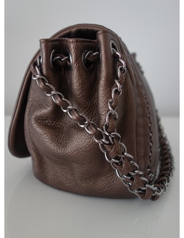 SAC CHANEL CUIR BRONZE SAC CHANEL CUIR BRONZE