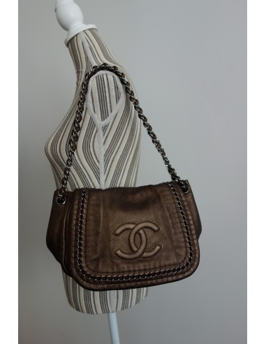 SAC CHANEL CUIR BRONZE SAC CHANEL CUIR BRONZE