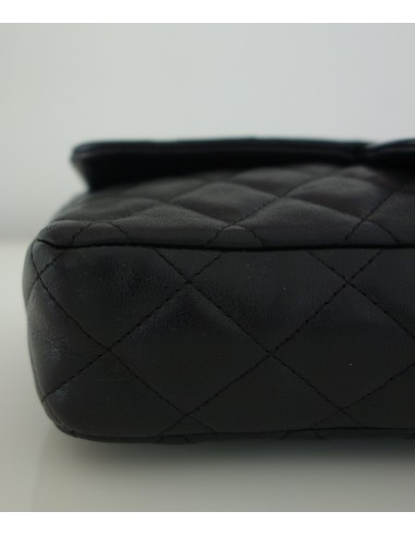 SAC CHANEL 2.55 CUIR NOIR BAGUETTE SAC CHANEL 2.55 CUIR NOIR BAGUETTE