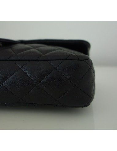 SAC CHANEL 2.55 CUIR NOIR BAGUETTE SAC CHANEL 2.55 CUIR NOIR BAGUETTE