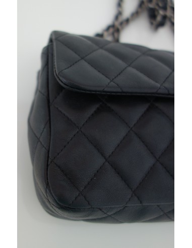 SAC CHANEL 2.55 CUIR NOIR BAGUETTE SAC CHANEL 2.55 CUIR NOIR BAGUETTE