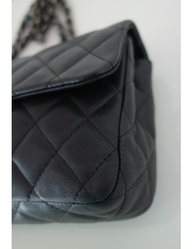 SAC CHANEL 2.55 CUIR NOIR BAGUETTE SAC CHANEL 2.55 CUIR NOIR BAGUETTE