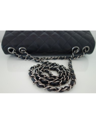 SAC CHANEL 2.55 CUIR NOIR BAGUETTE SAC CHANEL 2.55 CUIR NOIR BAGUETTE