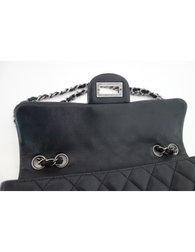 SAC CHANEL 2.55 CUIR NOIR BAGUETTE SAC CHANEL 2.55 CUIR NOIR BAGUETTE