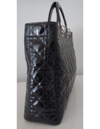 SAC LADY DIOR CUIR NOIR XXL SAC LADY DIOR CUIR NOIR XXL