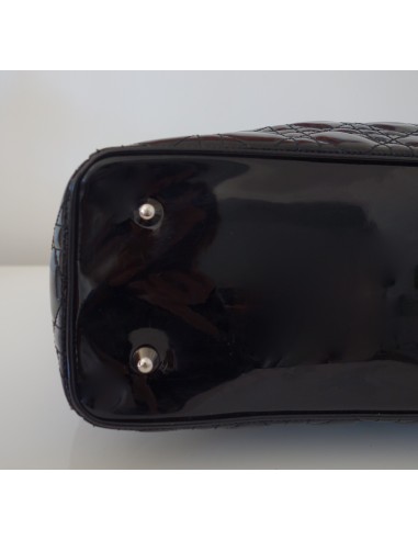 SAC LADY DIOR CUIR NOIR XXL SAC LADY DIOR CUIR NOIR XXL