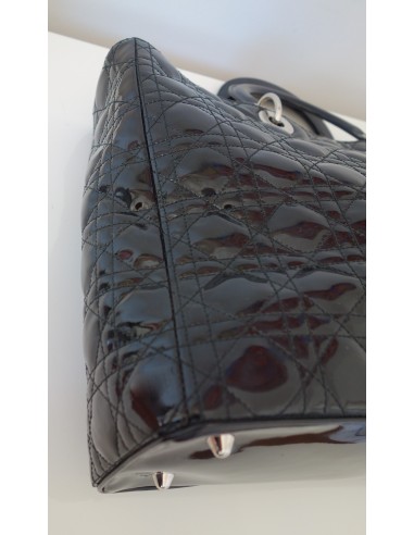 SAC LADY DIOR CUIR NOIR XXL SAC LADY DIOR CUIR NOIR XXL