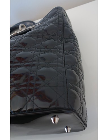 SAC LADY DIOR CUIR NOIR XXL SAC LADY DIOR CUIR NOIR XXL
