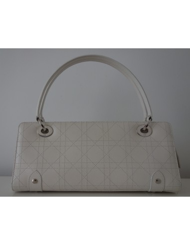 SAC LADY DIOR CUIR BLANC  SAC LADY DIOR CUIR BLANC