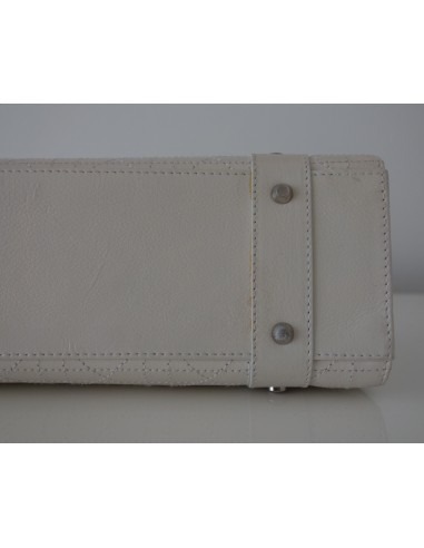 SAC LADY DIOR CUIR BLANC  SAC LADY DIOR CUIR BLANC