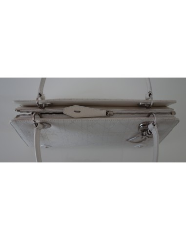SAC LADY DIOR CUIR BLANC  SAC LADY DIOR CUIR BLANC