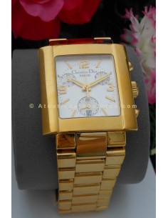 MONTRE DIOR RIVA PLAQUE OR...
