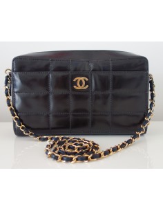SAC CHANEL VINTAGE CUIR NOIR 