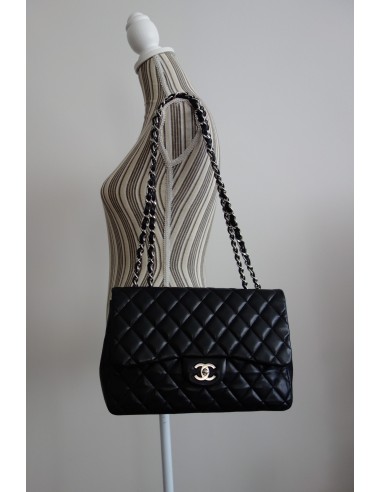 SAC CHANEL CLASSIQUE CUIR NOIR GM SAC CHANEL CLASSIQUE CUIR NOIR GM