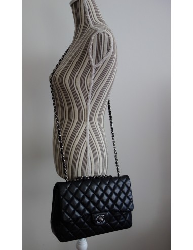 SAC CHANEL CLASSIQUE CUIR NOIR GM SAC CHANEL CLASSIQUE CUIR NOIR GM