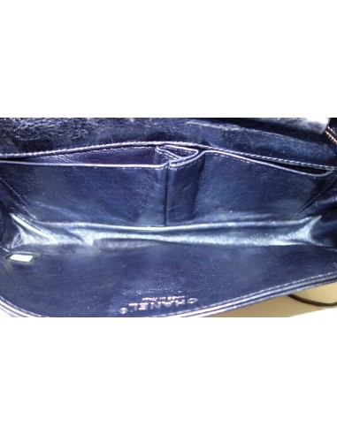 SAC CHANEL 2.55 BAGUETTE BLEU METALLIQUE SAC CHANEL 2.55 BAGUETTE BLEU METALLIQUE