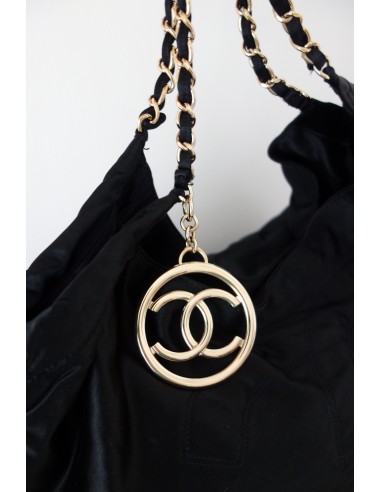 SAC CHANEL CABAS XXL SATIN NOIR SAC CHANEL CABAS XXL SATIN NOIR
