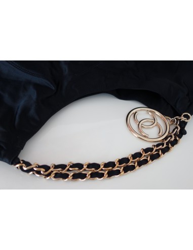 SAC CHANEL CABAS XXL SATIN NOIR SAC CHANEL CABAS XXL SATIN NOIR