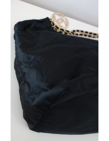 SAC CHANEL CABAS XXL SATIN NOIR SAC CHANEL CABAS XXL SATIN NOIR