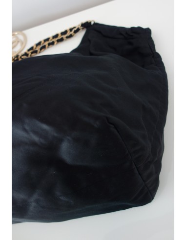 SAC CHANEL CABAS XXL SATIN NOIR SAC CHANEL CABAS XXL SATIN NOIR