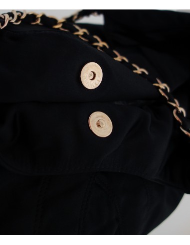 SAC CHANEL CABAS XXL SATIN NOIR SAC CHANEL CABAS XXL SATIN NOIR