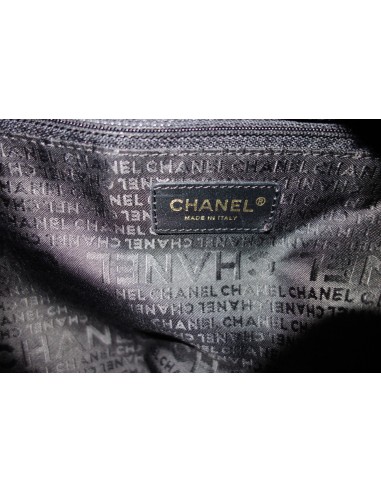 SAC CHANEL CABAS XXL SATIN NOIR SAC CHANEL CABAS XXL SATIN NOIR