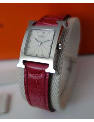 MONTRE HERMES HEURE H - 2 BRACELETS