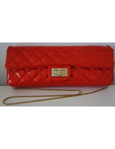 SAC BAGUETTE CHANEL 2.55 ROUGE