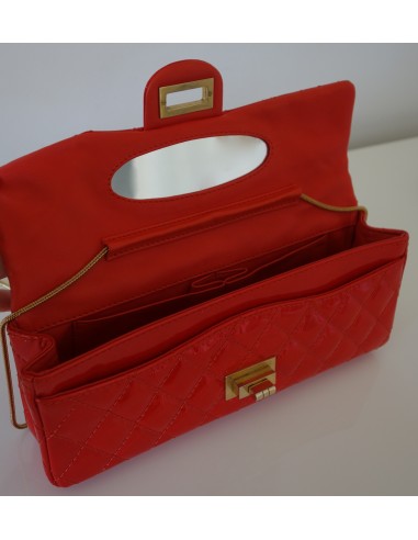 SAC BAGUETTE CHANEL 2.55 ROUGE SAC BAGUETTE CHANEL 2.55 ROUGE