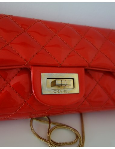 SAC BAGUETTE CHANEL 2.55 ROUGE SAC BAGUETTE CHANEL 2.55 ROUGE