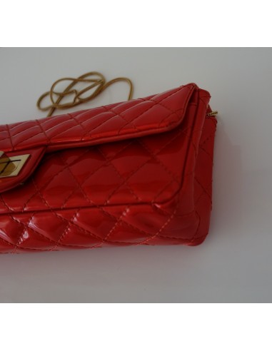 SAC BAGUETTE CHANEL 2.55 ROUGE SAC BAGUETTE CHANEL 2.55 ROUGE