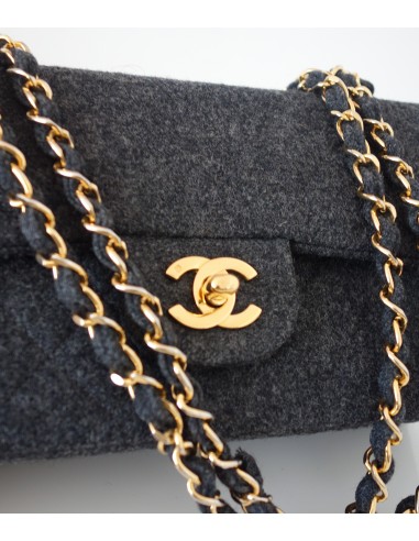 SAC CHANEL CLASSIQUE GRIS SAC CHANEL CLASSIQUE GRIS