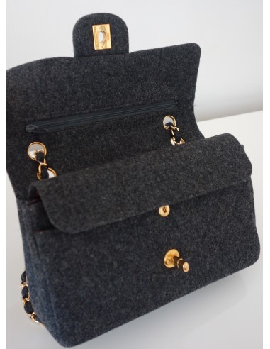 SAC CHANEL CLASSIQUE GRIS SAC CHANEL CLASSIQUE GRIS