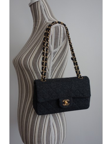 SAC CHANEL CLASSIQUE GRIS SAC CHANEL CLASSIQUE GRIS