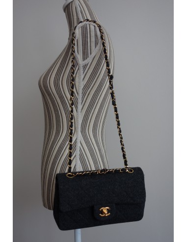 SAC CHANEL CLASSIQUE GRIS SAC CHANEL CLASSIQUE GRIS