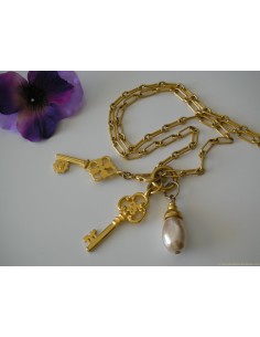 SAUTOIR VINTAGE KARL LAGERFELD