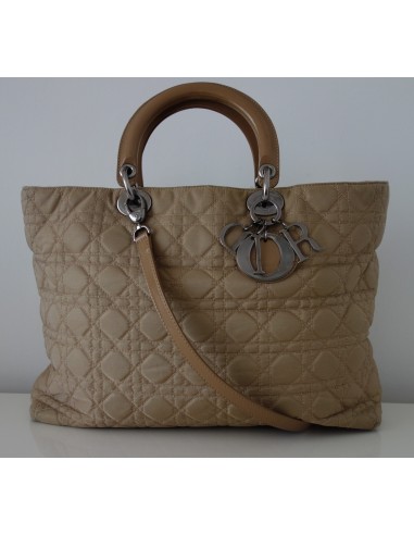 SAC LADY DIOR GM BEIGE