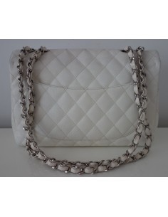 SAC CHANEL CLASSIQUE BLANC GM 2