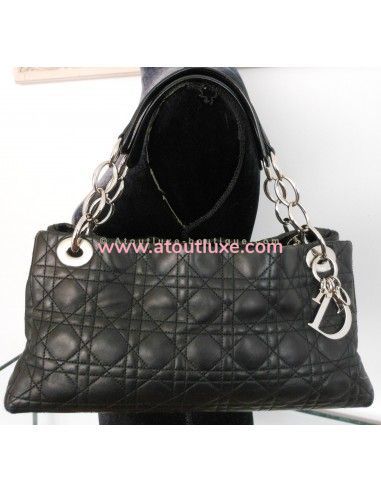 SAC LADY DIOR EAST WEST NOIR