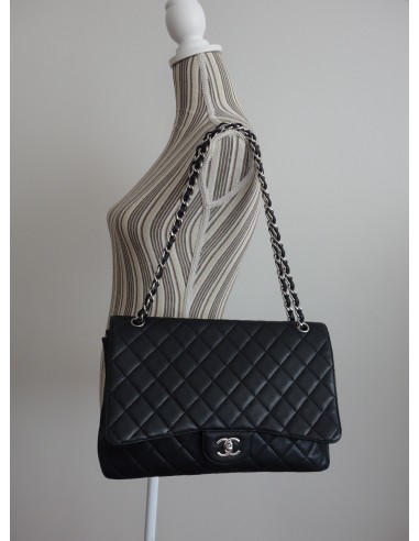 SAC CHANEL CLASSIQUE JUMBO CAVIAR NOIR SAC CHANEL CLASSIQUE JUMBO CAVIAR NOIR