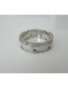 BAGUE ULTRA CHANEL OR BLANC...