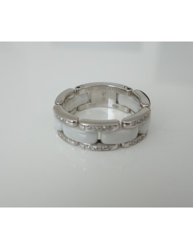 BAGUE ULTRA CHANEL OR BLANC / DIAMANTS 